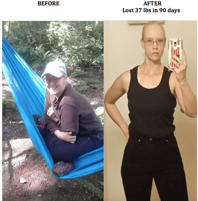 Cheyenne (40) lost 37 lbs in 90 days!